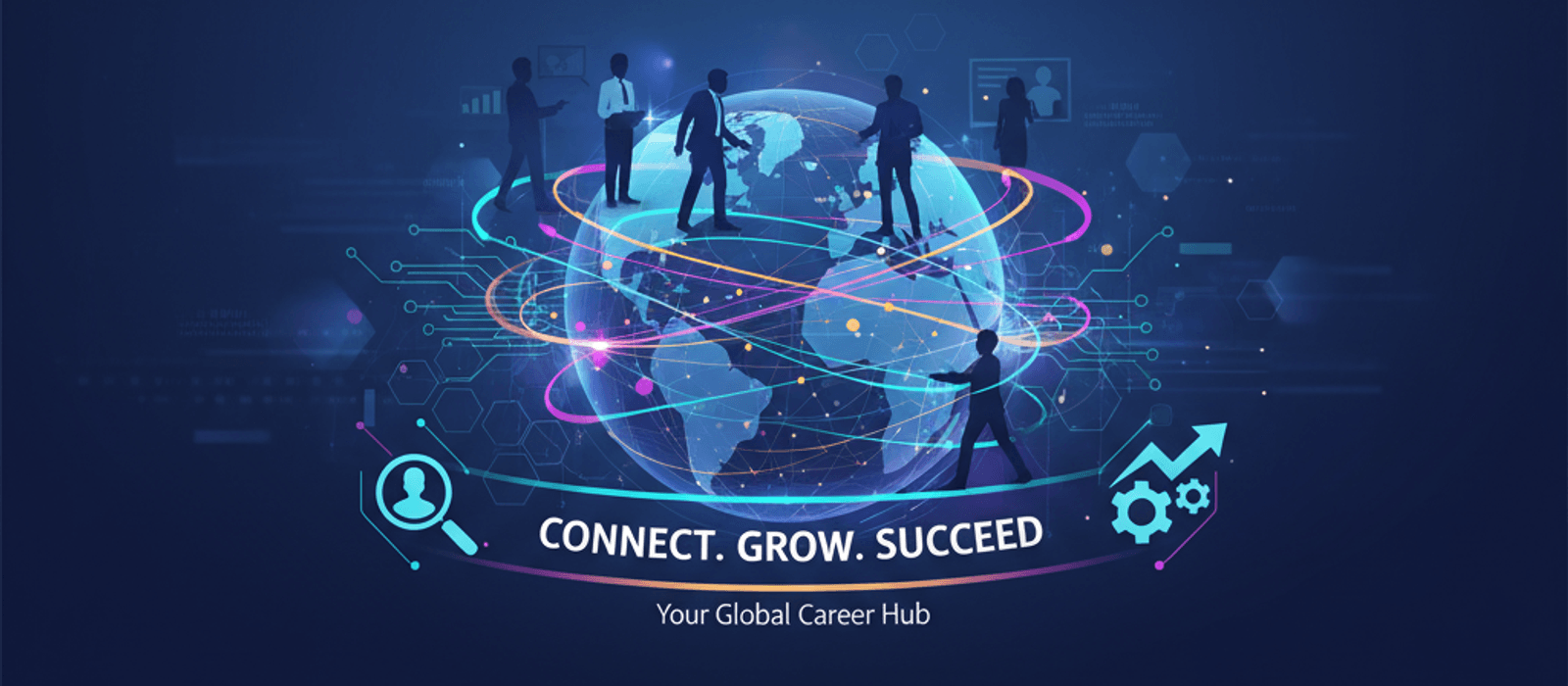 Global career network illustration
